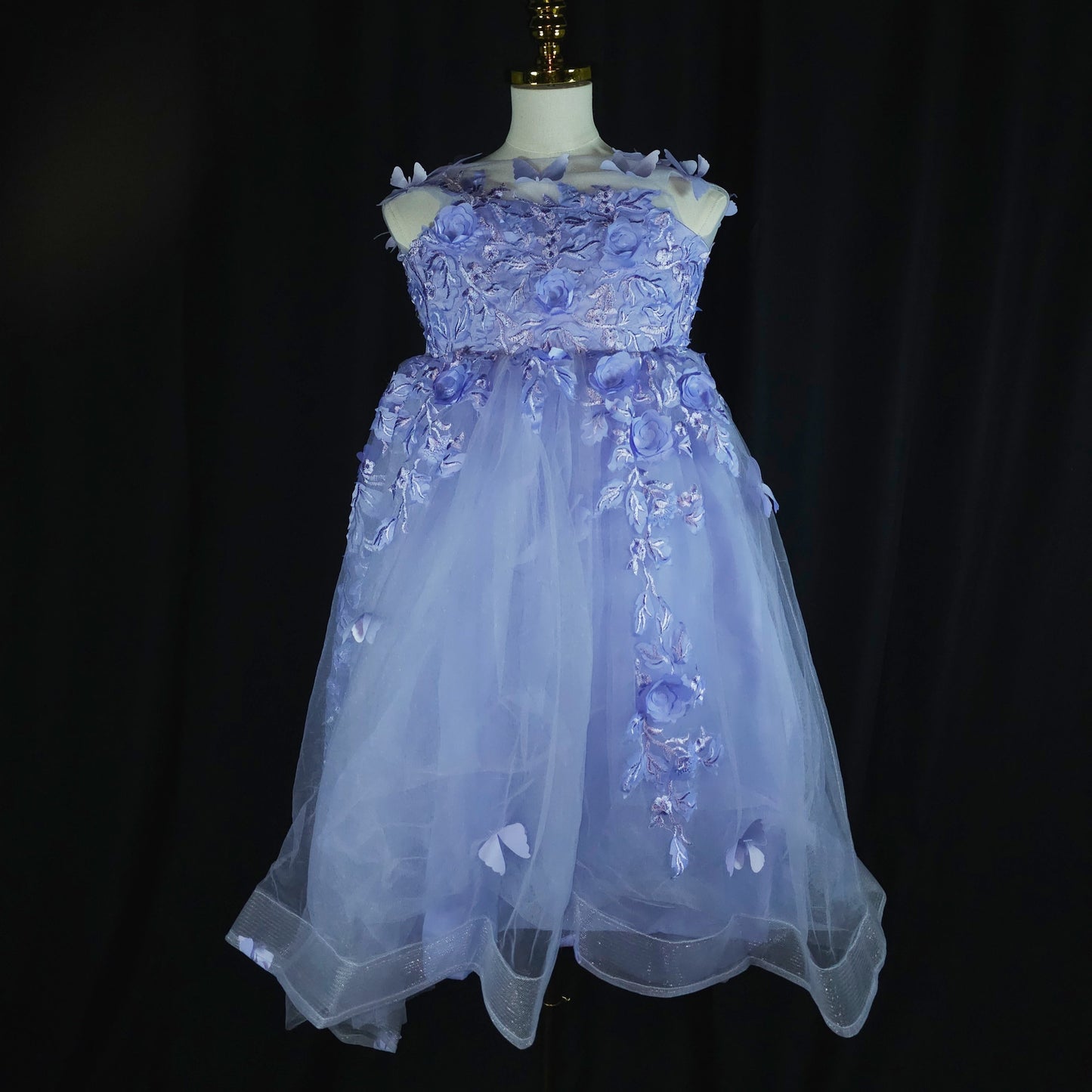 Whimsical Lavender Dream Tulle Dress