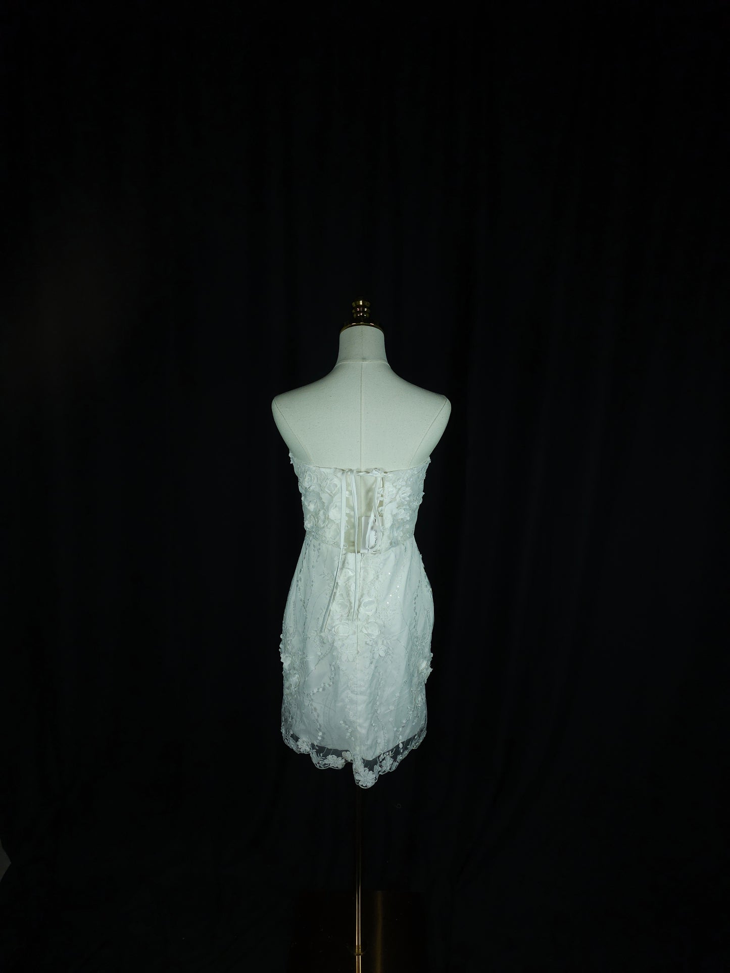 Whimsical White Lace Dream Wedding/Redeption Dress – Float Into Style!