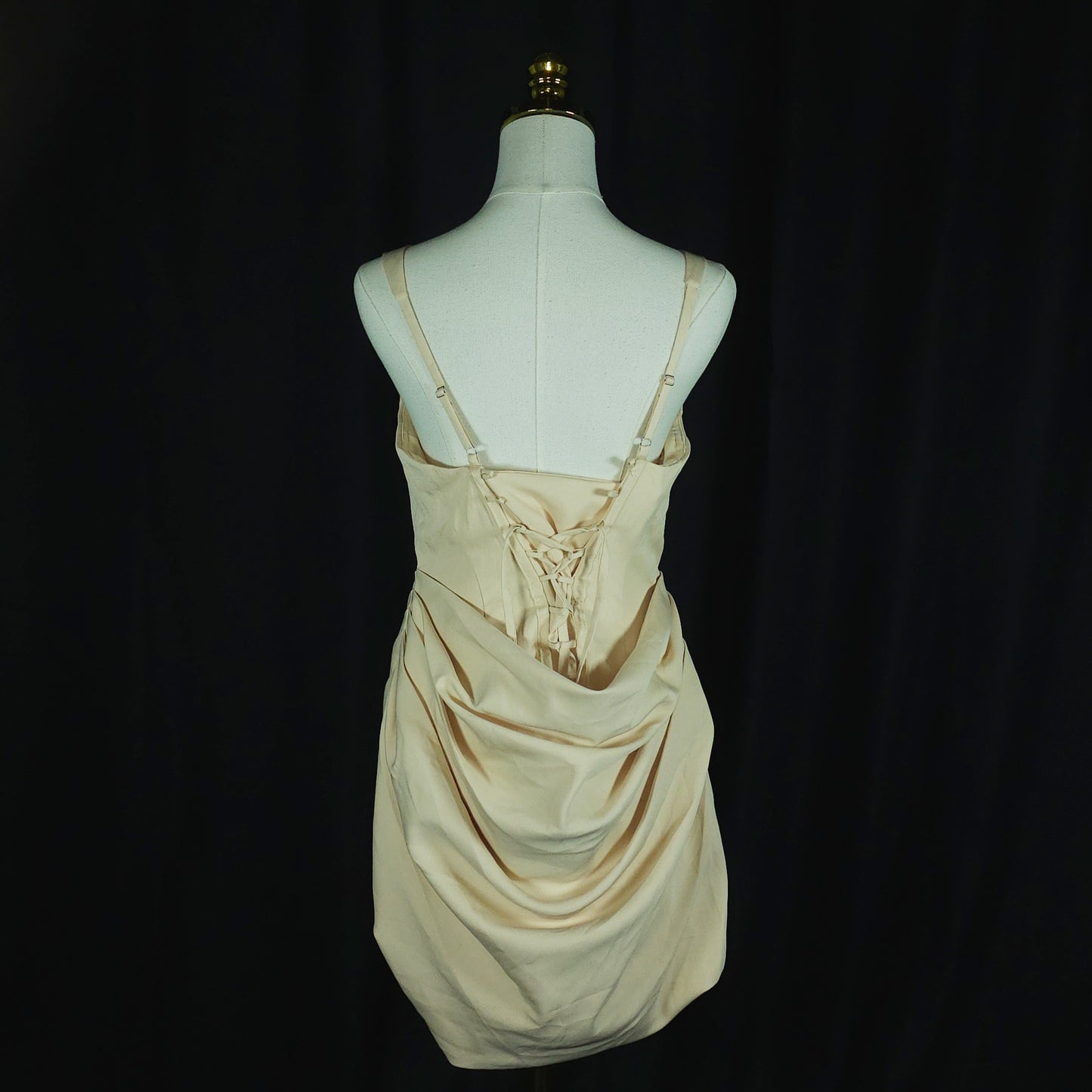 Creamy Dreamy Draped Delight Dress