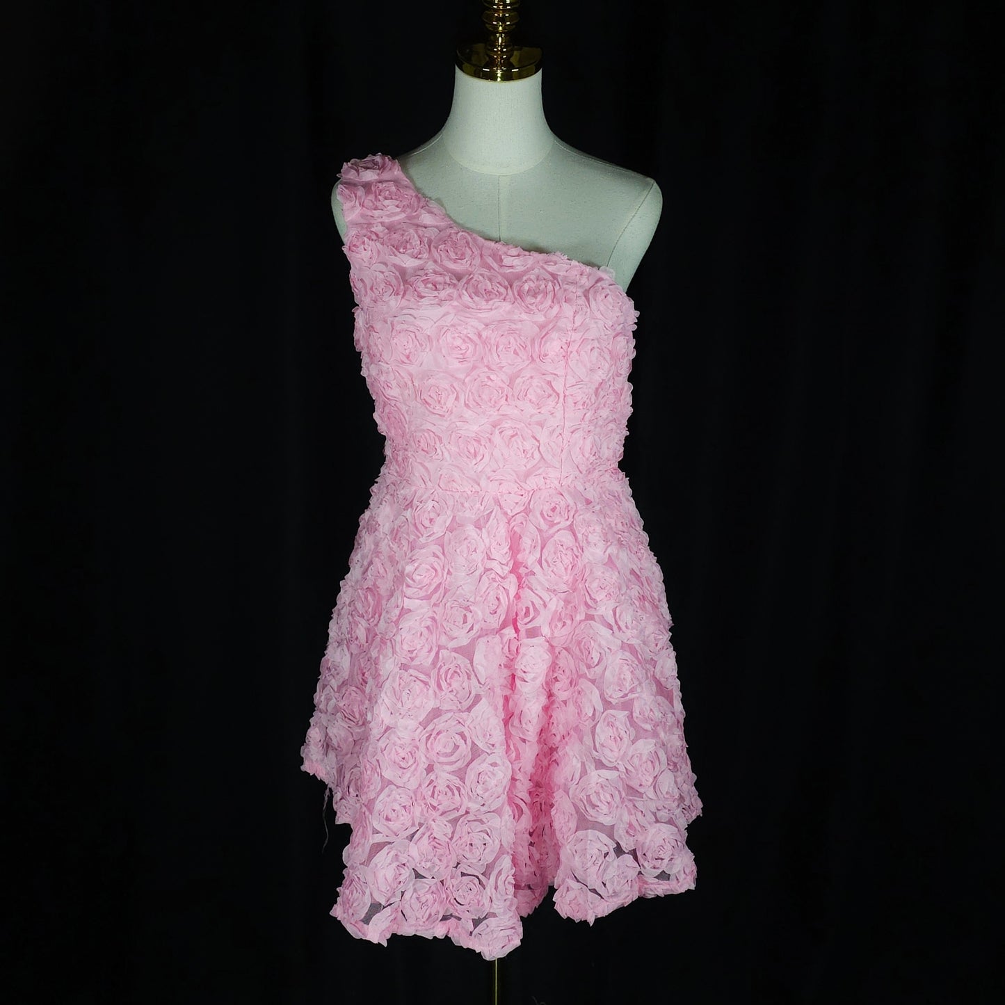 Petalicious Pink Rose Delight Dress