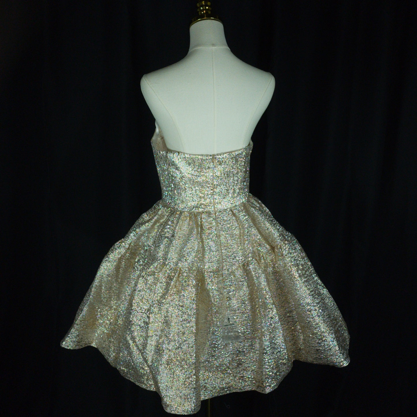 Glistening Dreams Strapless Cocktail Dress