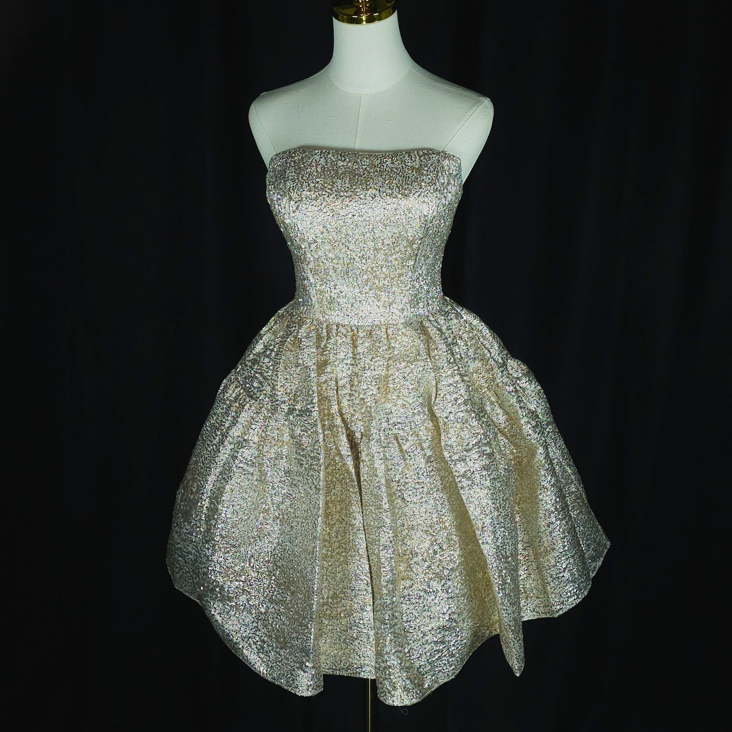 Glistening Dreams Strapless Cocktail Dress