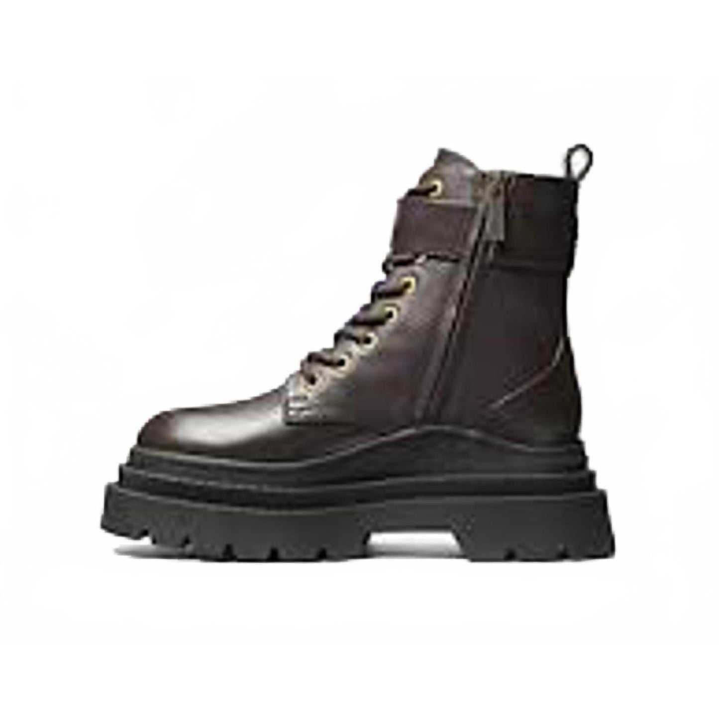 Michael Kors Colby Leather Combat Boot/7.5