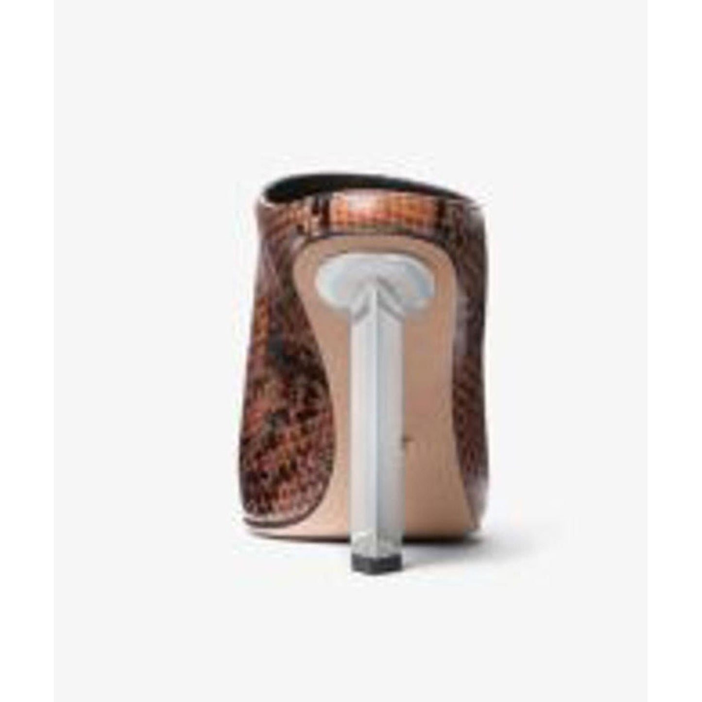 Michael Kors Halle Snake Embossed Leather Mule Pump/6