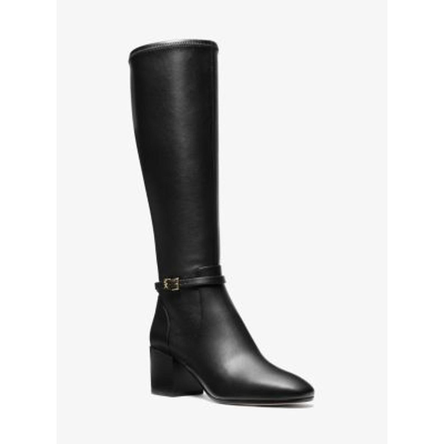Michael Kors Outlet Ella Block Heel Boot 9 Wide