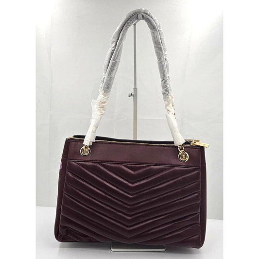 Michael Kors Quilted Shoulder Bag - Purple Perfection