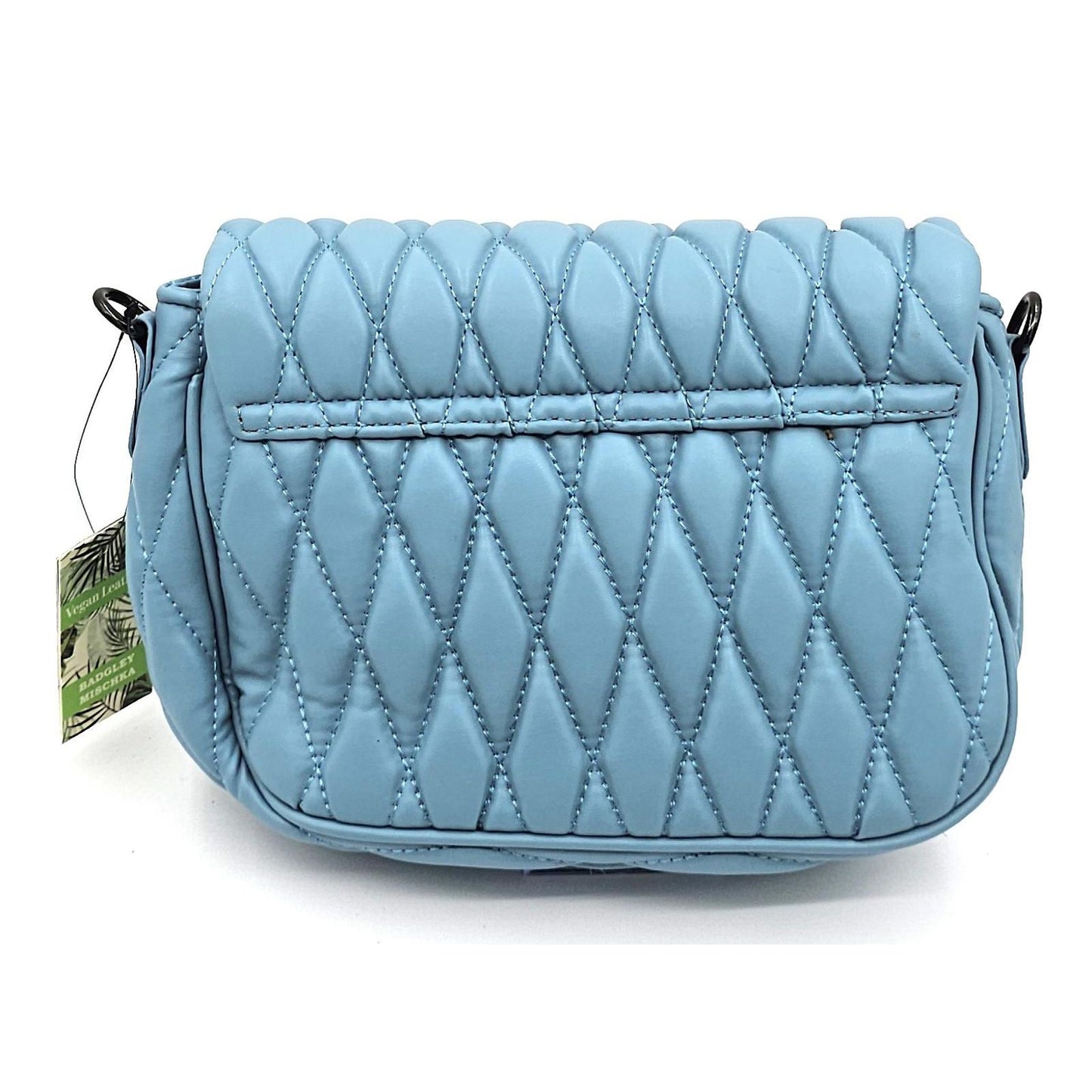 Quirky Blue Quilted Crossbody Bag - Your New Shoulder Buddy!