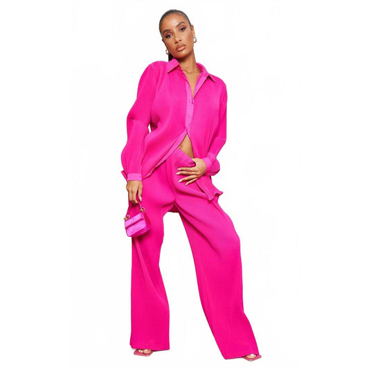 Prettylittlething High Waisted Wide Leg Trousers/16