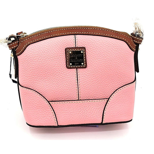 Dooney & Bourke Pink Pebbled Leather Crossbody Bag - Chic & Cheeky!