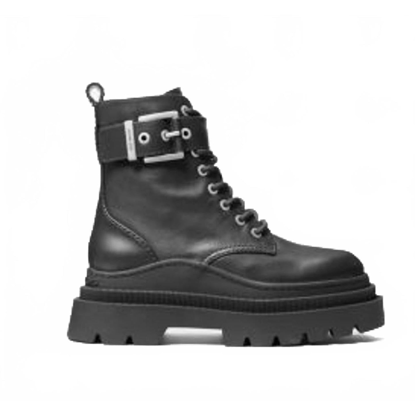 Michael Kors Colby Leather Combat Boot/10