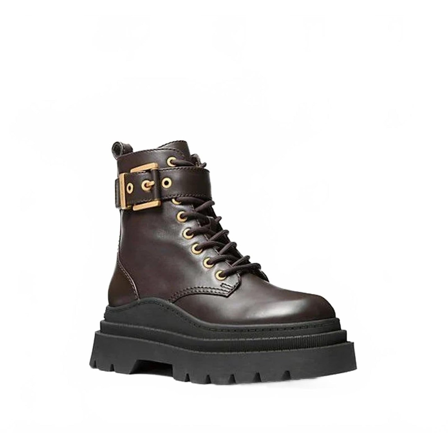 Michael Kors Colby Leather Combat Boot/7.5