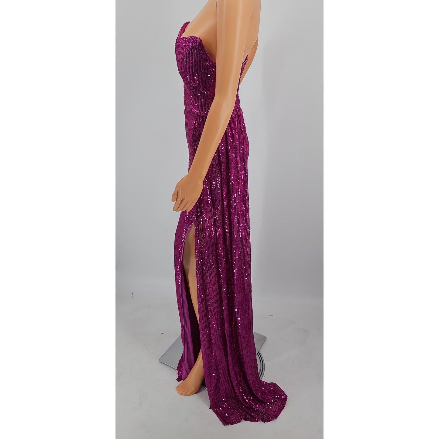 Sparkle Like You Mean It Strapless Sequin Gown