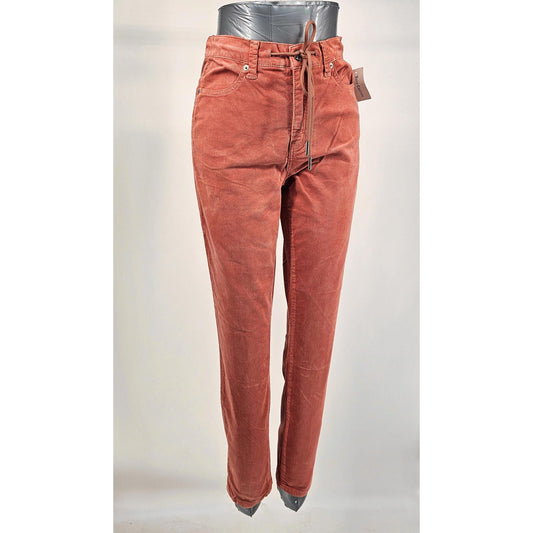 Juicy Couture Women's Corduroy Pants - Comfy & Classy! Terra Cotta/26"