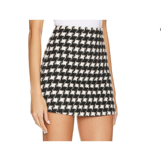 Sanctuary Westend Mini Skirt Chic Houndstooth/14