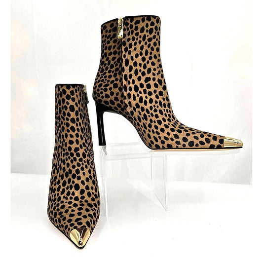 Michael Kors Kasia Leather Cheetah Print/8
