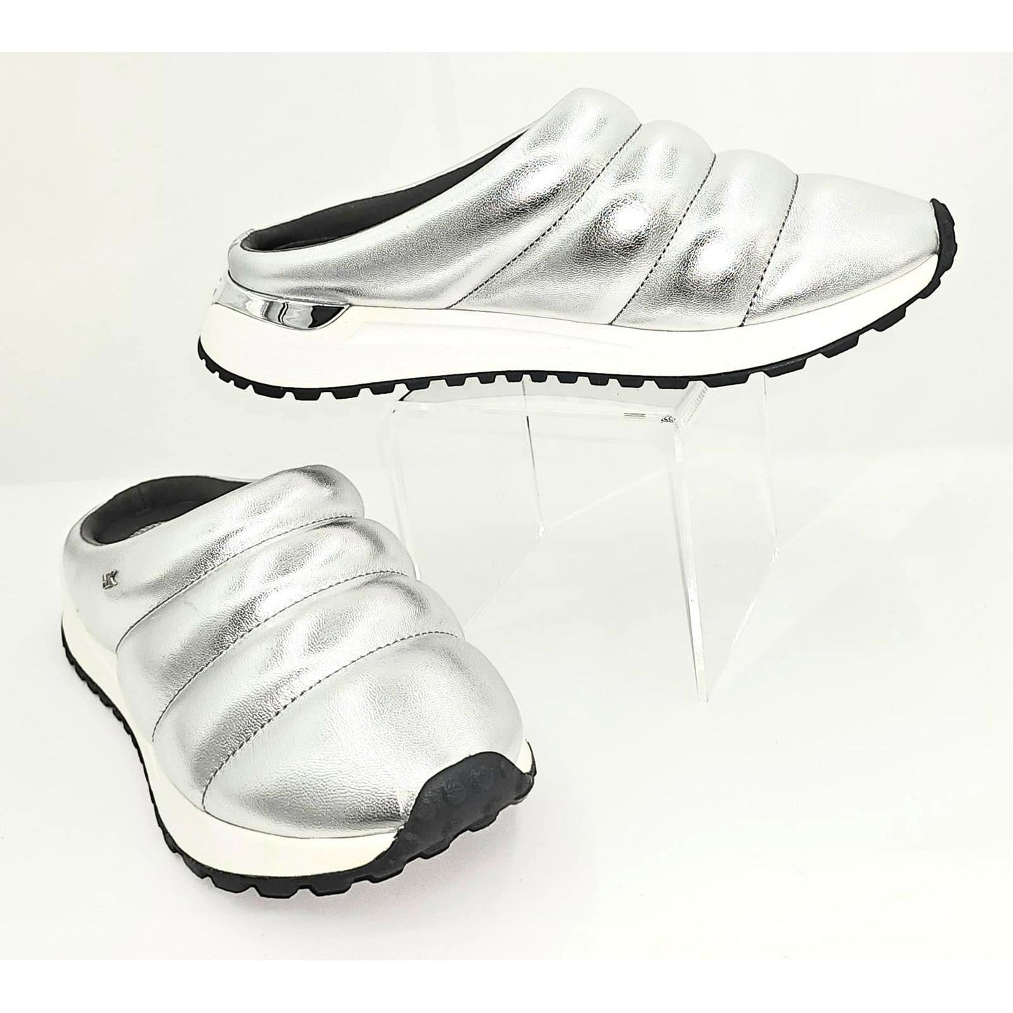 Michael Kors Epic Metallic Quilted Slip-On Trainer/7