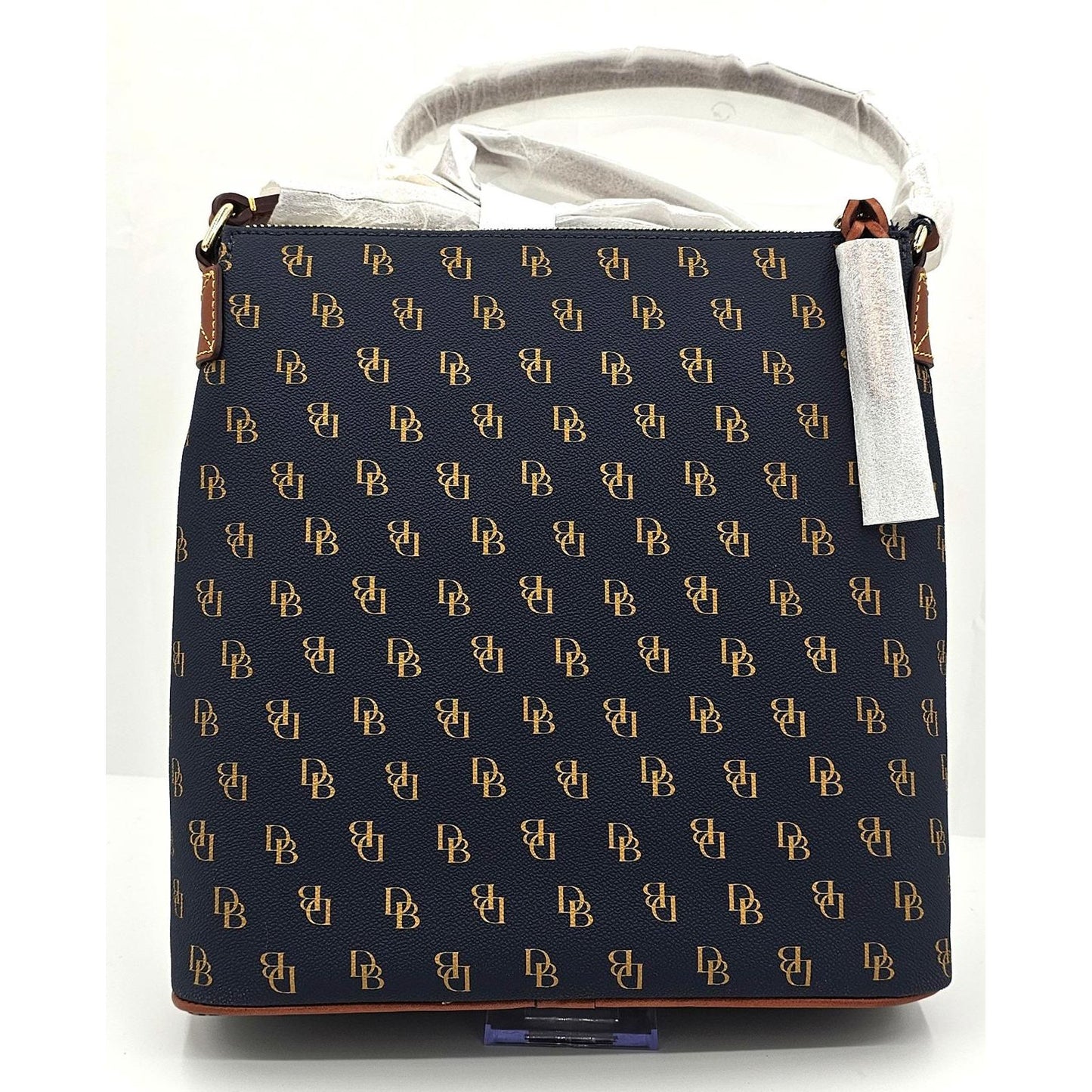 Dooney & Bourke Gretta Classic Logo Crossbody Bag - Navy & Tan