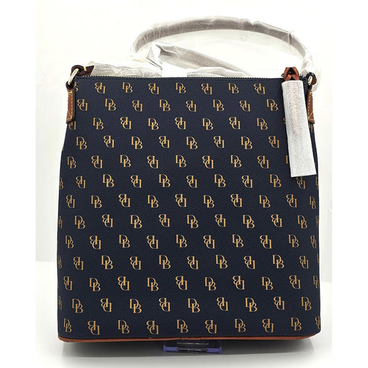 Dooney & Bourke Gretta Classic Logo Crossbody Bag - Navy & Tan