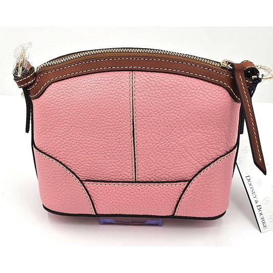 Dooney & Bourke Pink Pebbled Leather Crossbody Bag - Chic & Cheeky!
