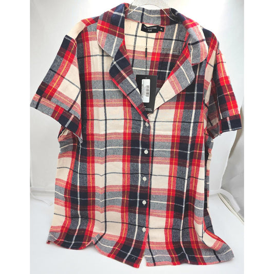 PrettyLittleThing The Ultimate Women's Short Sleeve Button-Up Shirt/6-12