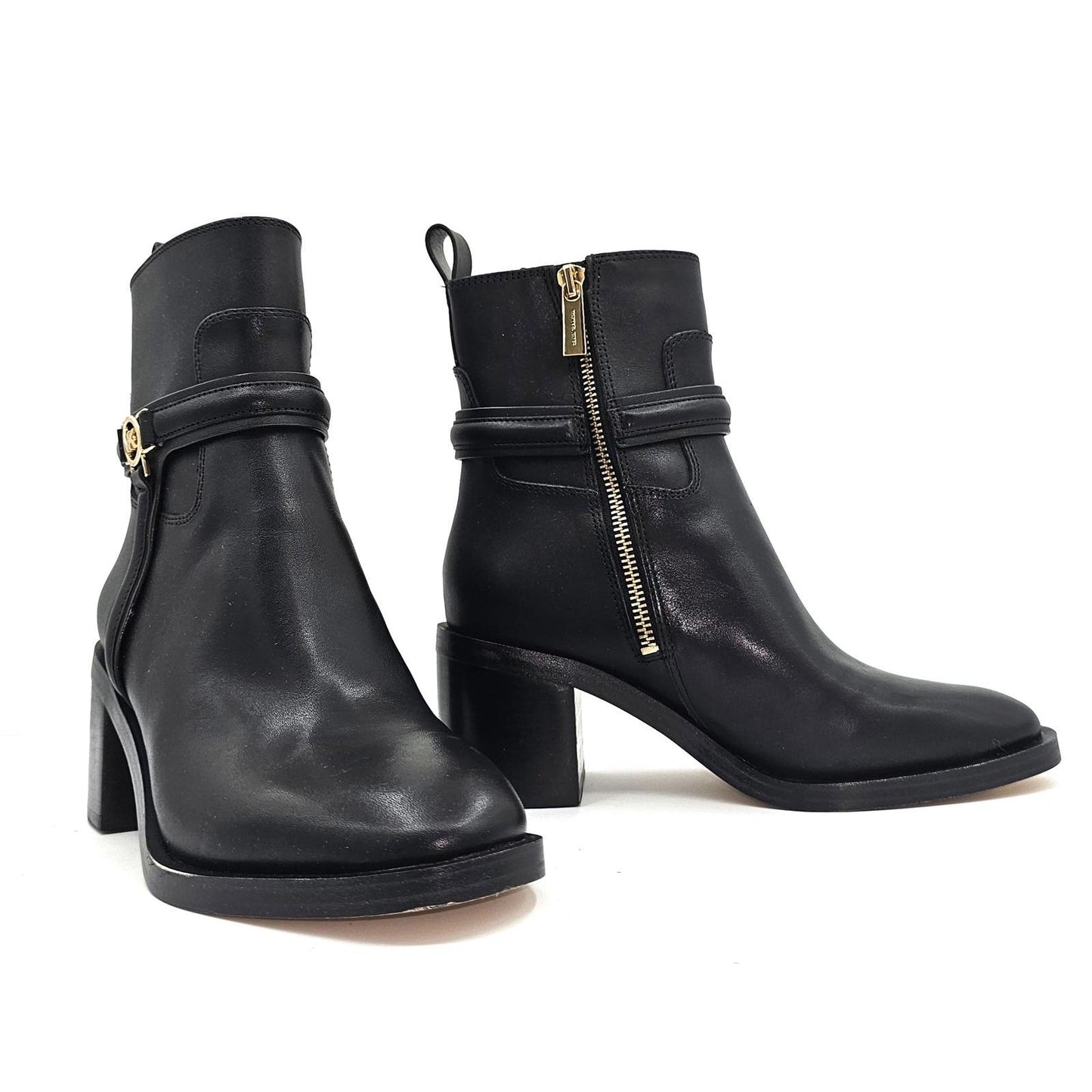 Michael Kors Mindy Leather Ankle Boot/7.5M