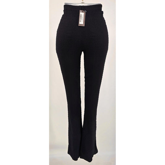PrettyLittleThing Sleek Black High-Waisted Casual Pants - Your New Leg Day MVP/2