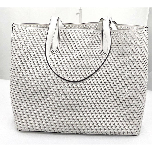 Michael Kors Eliza Extra-Large Hand-Woven Leather Tote Bag
