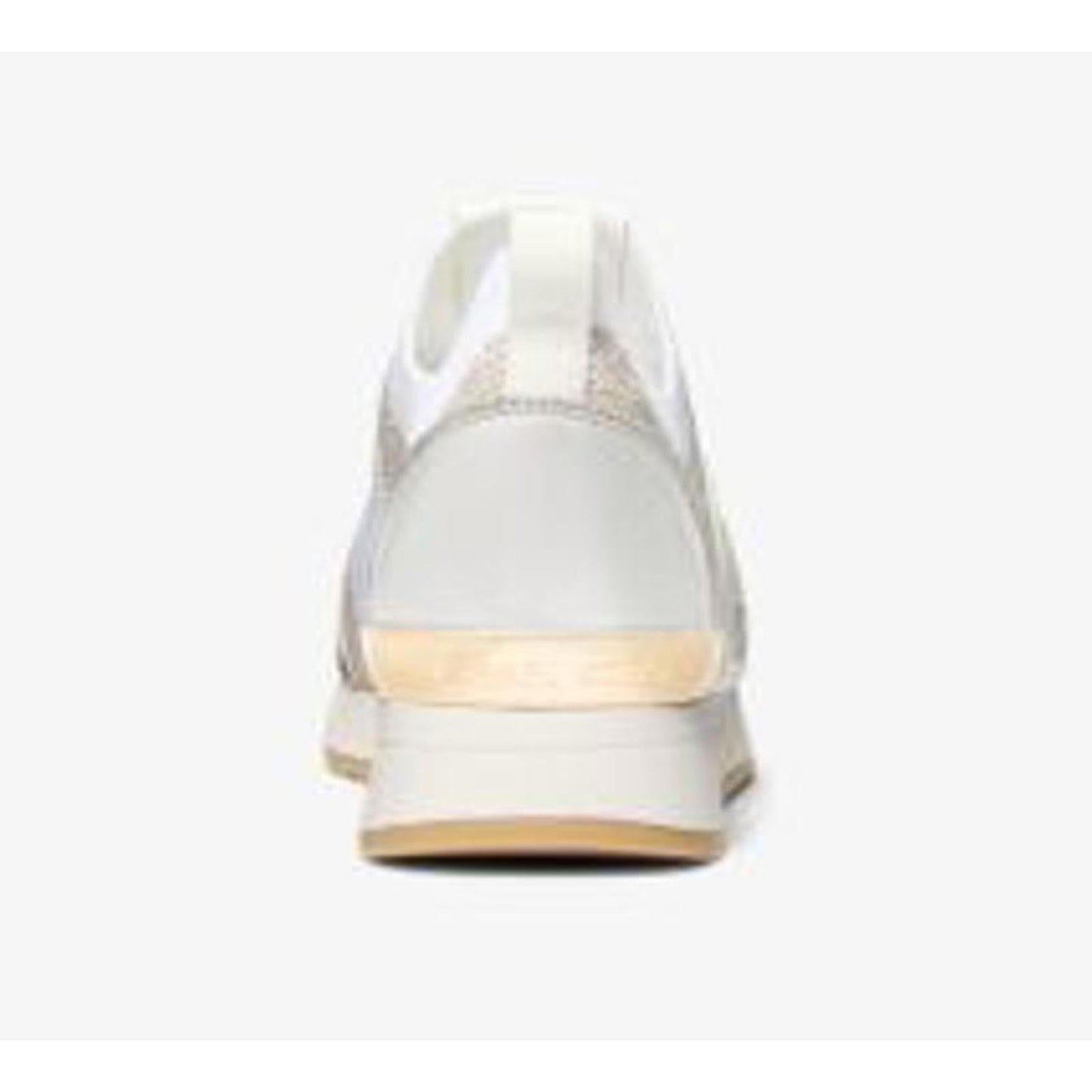 Michael Kors Outlet Jenkins Two-Tone Metallic Stretch Knit Trainer/10