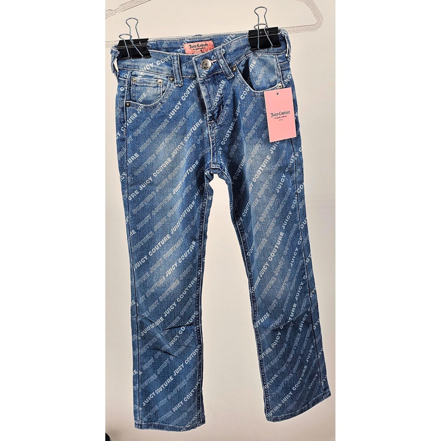 Juicy Couture AO Print Medium Wash Kids Jeans - Because Basic is Boring/8Girls