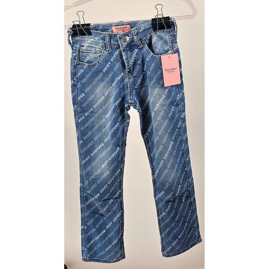 Juicy Couture AO Print Medium Wash Kids Jeans - Because Basic is Boring/8Girls