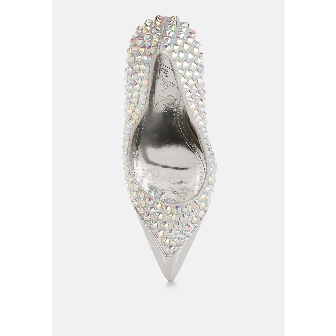 Super Fan Diamante Embellished Stiletto Pumps-3