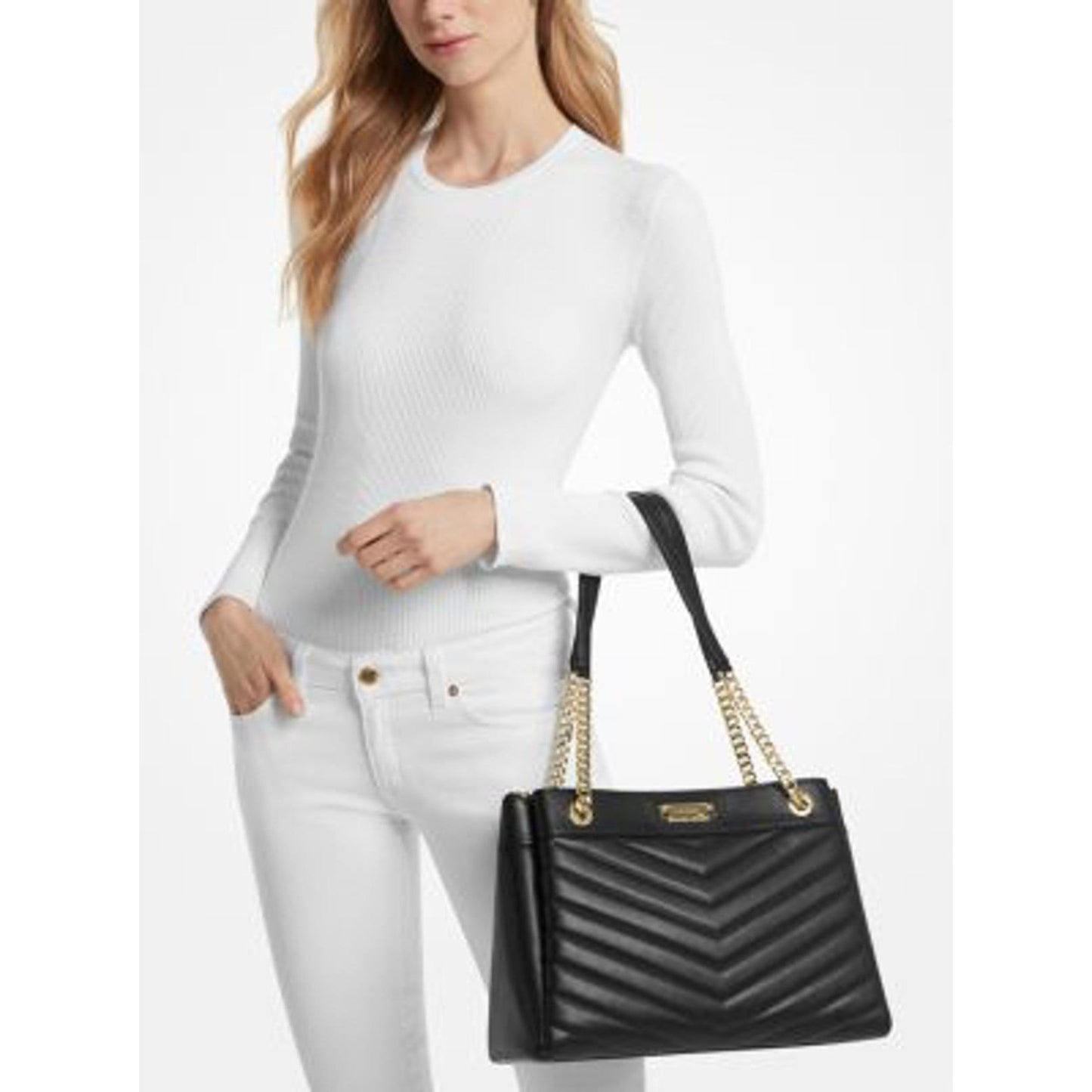 Michael Kors Whitney Medium Quilted Tote Bag