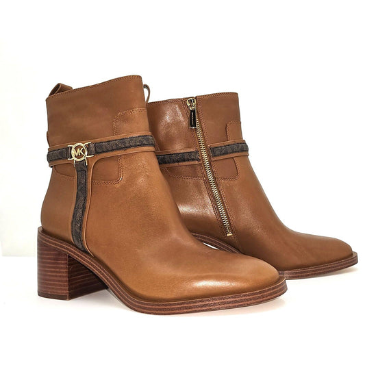 Michael Kors Mindy Leather Ankle Boot/8.5