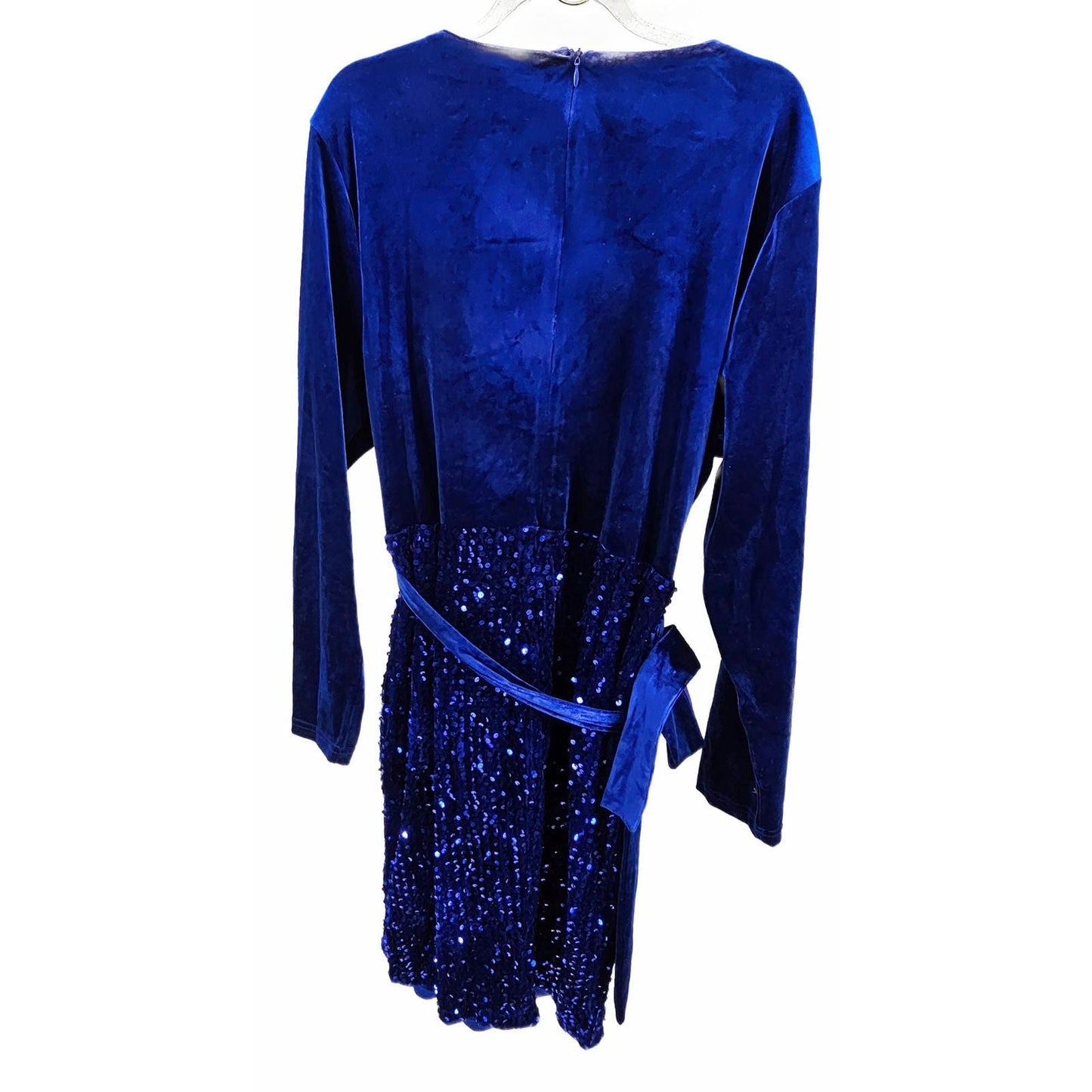 Velvet & Sequin Mini Dress - Party Ready!
