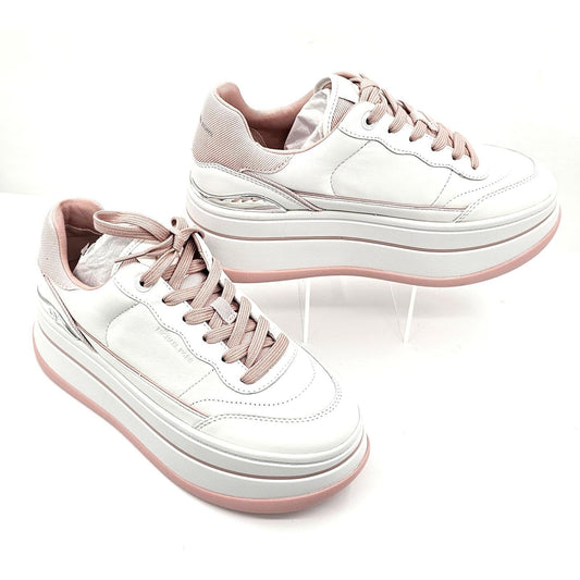 Michael Kors Hayes Leather Platform Sneaker/7