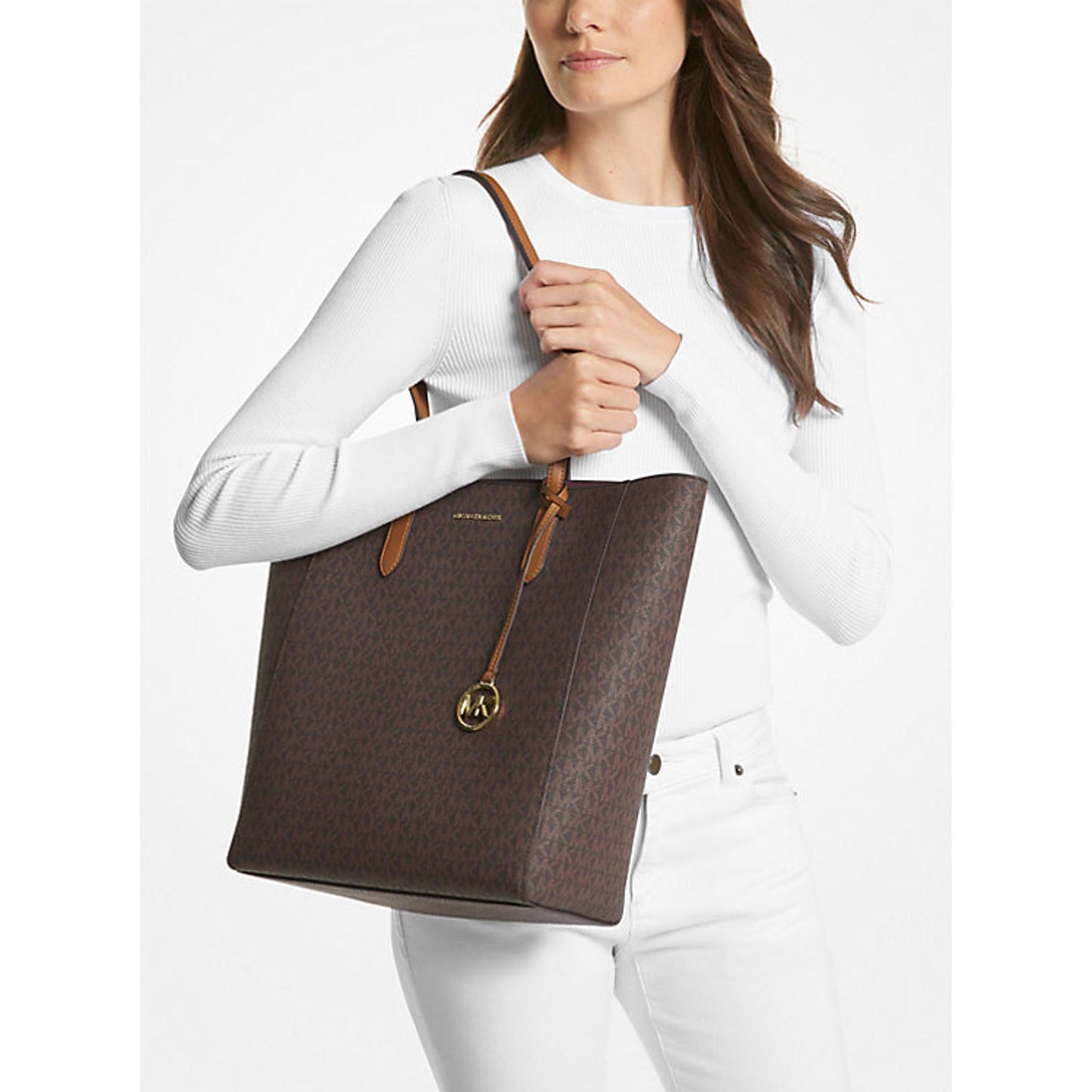 Michael Kors Sinclair Large Signature Logo Tote Bag