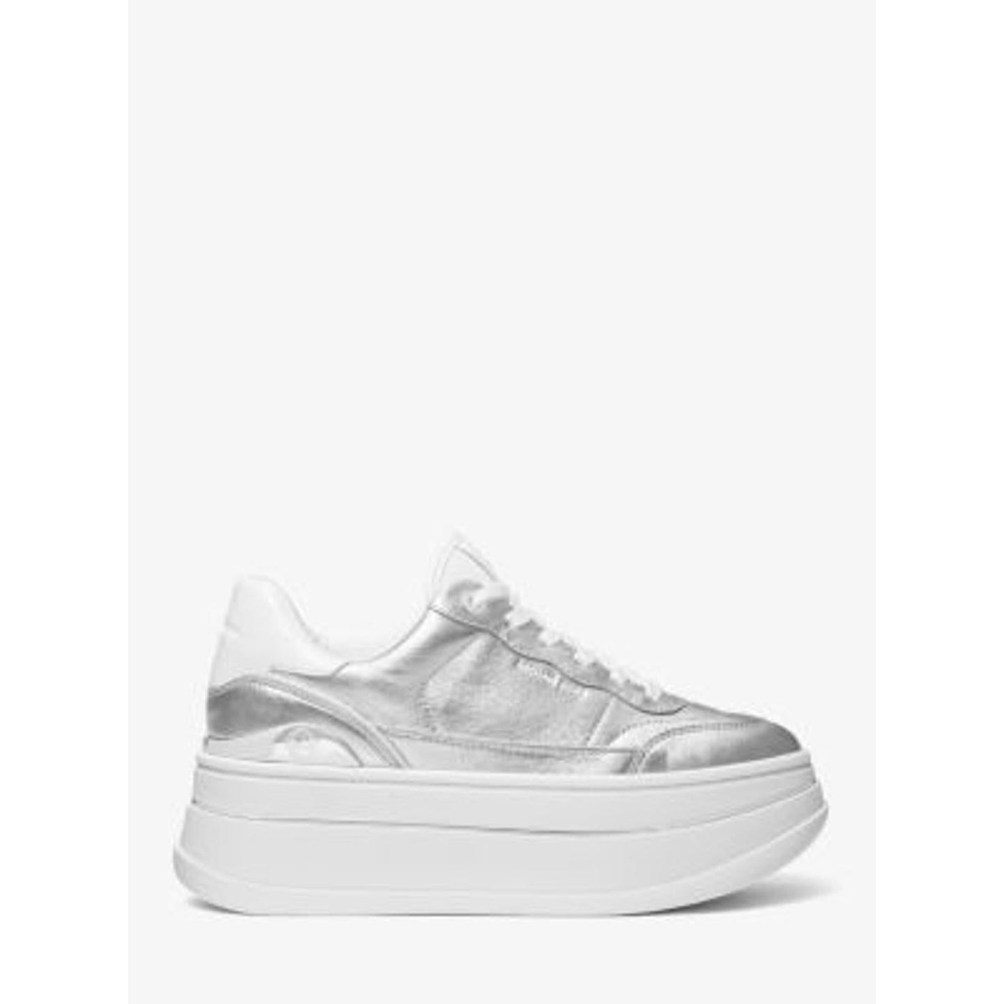 Michael Kors Hayes Metallic Leather Platform Sneaker/11M