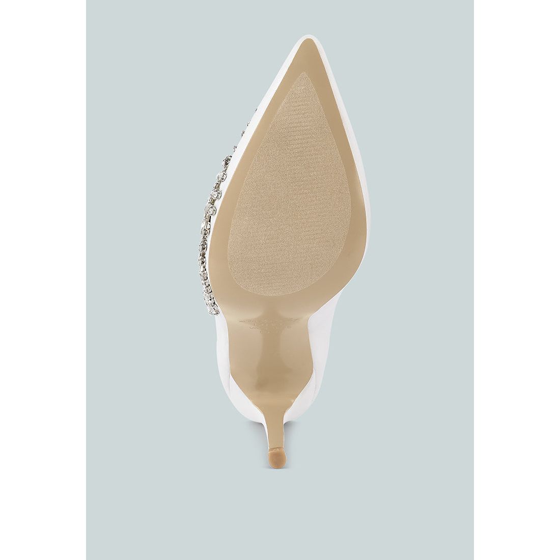 Ashlyn Rhinestones Embellished Satin Stiletto Pumps-4