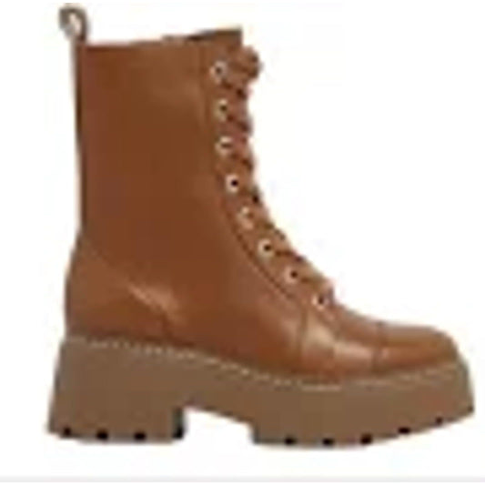 Michael Kors Blake Leather Combat Boot/6