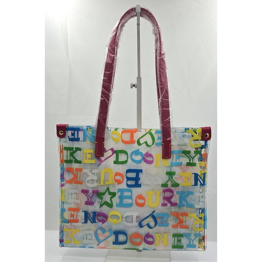 Dooney & Bourke Doodle Clear Alphabet Tote Bag