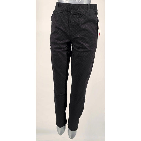 Juicy Couture Women's Corduroy Pants - Comfy & Classy! Printed Black Diamonds/8
