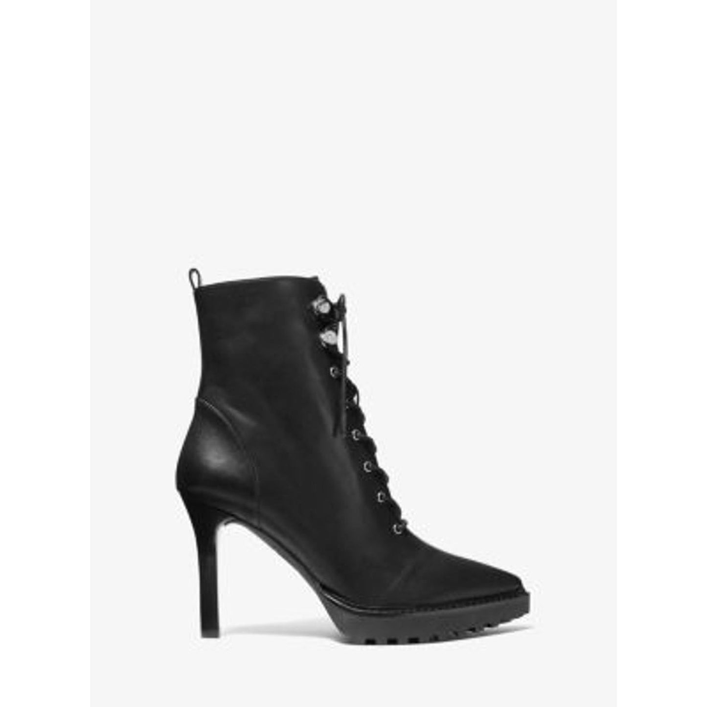 Michael Kors Kyle Leather Lace-Up Boot/8