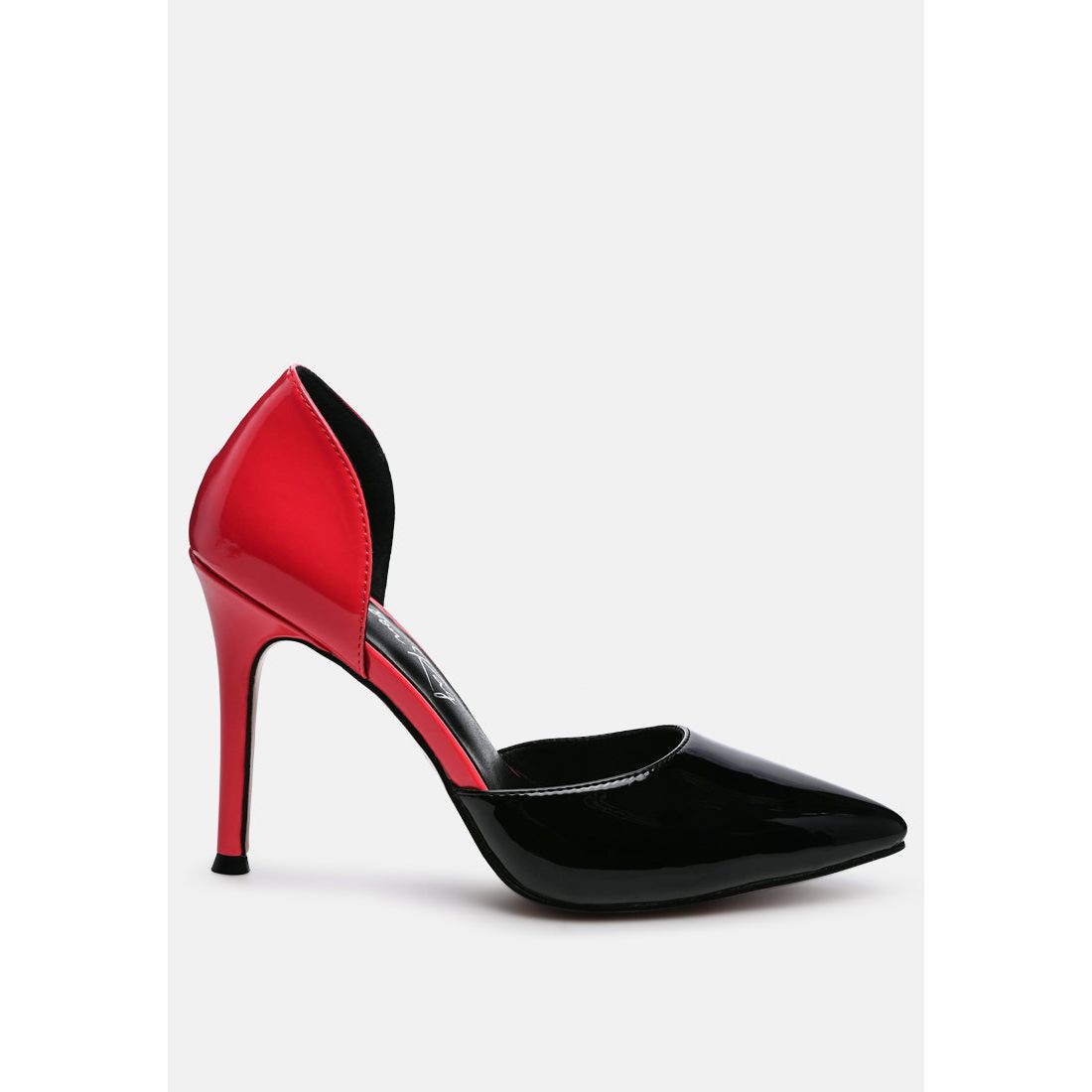 Candy Cane Patent Faux Leather High Heel Pumps-5