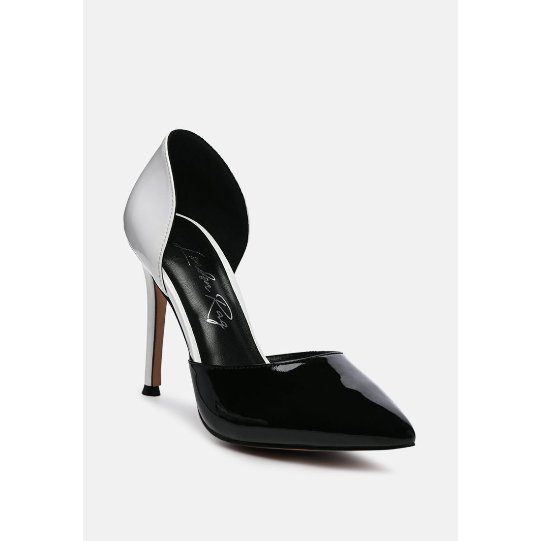 Candy Cane Patent Faux Leather High Heel Pumps-1