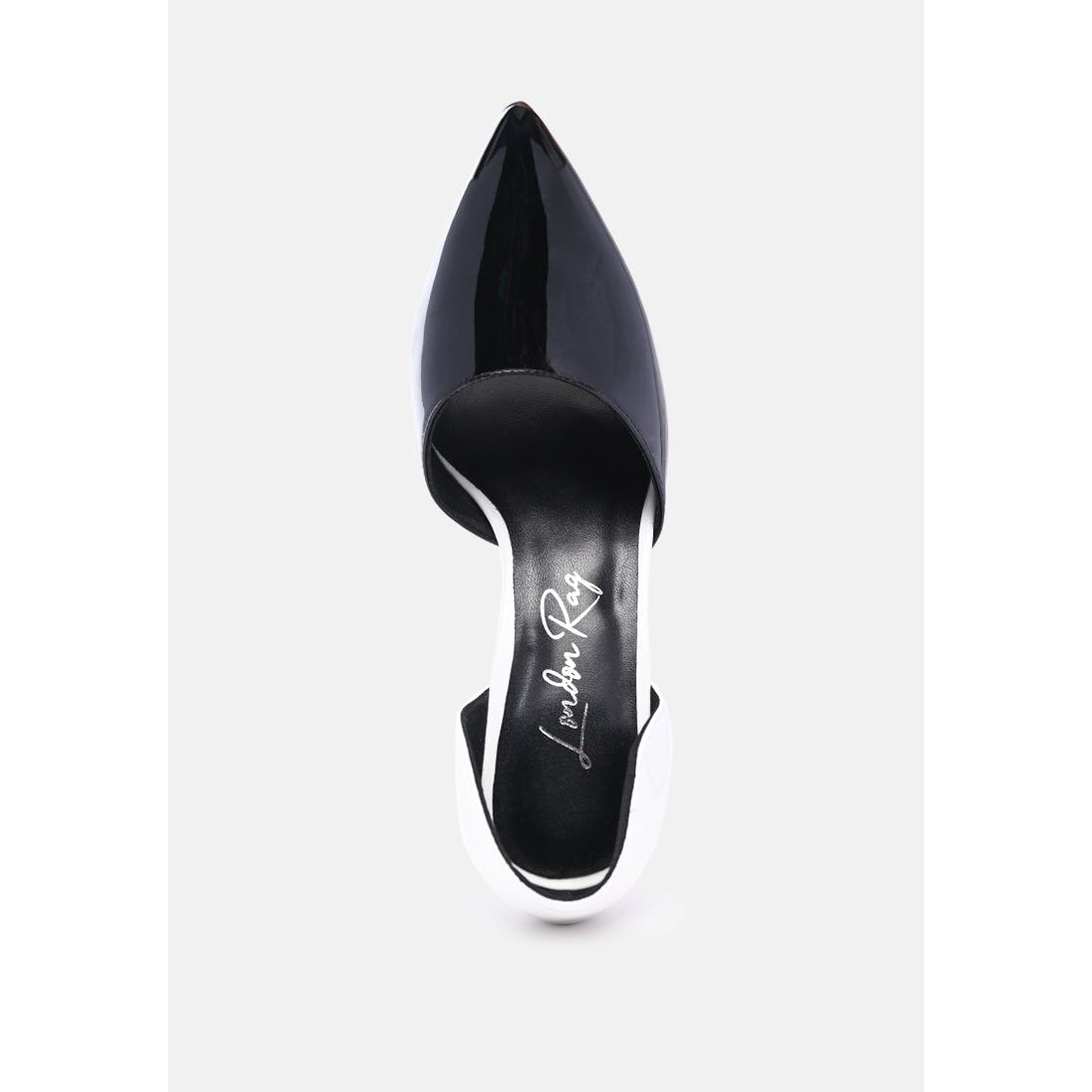 Candy Cane Patent Faux Leather High Heel Pumps-3