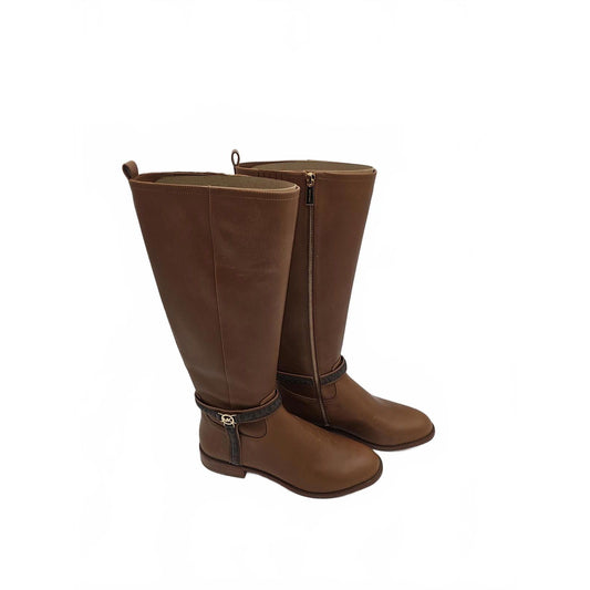 Michael Kors Stylish Brown Knee-High Riding Boots/10