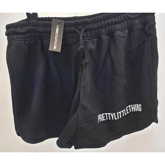 PrettyLittleThing Black Casual Shorts - Comfy Enough for Netflix/L