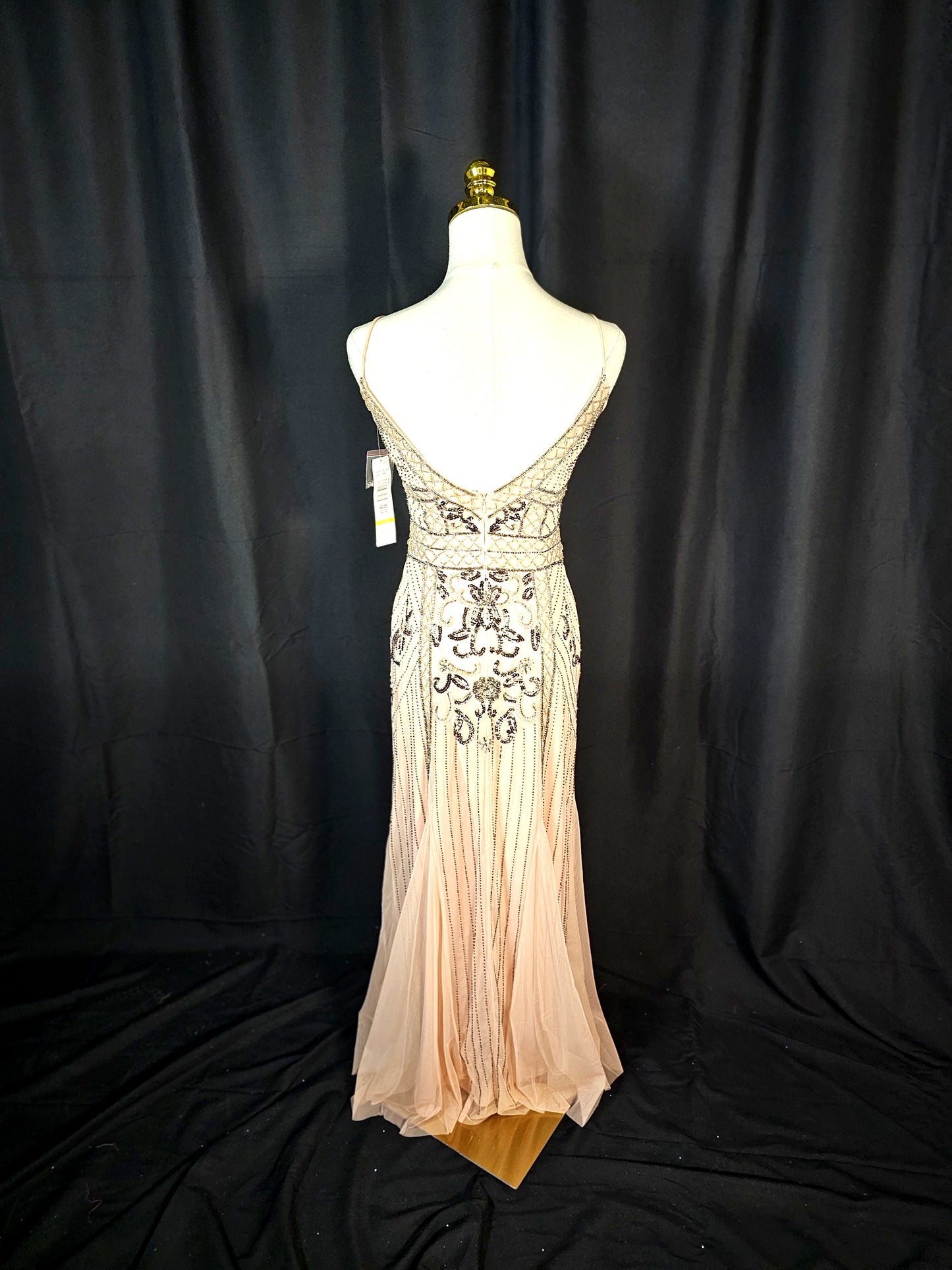 Glimmering Glamour Evening Gown – Shine On, Stardust!