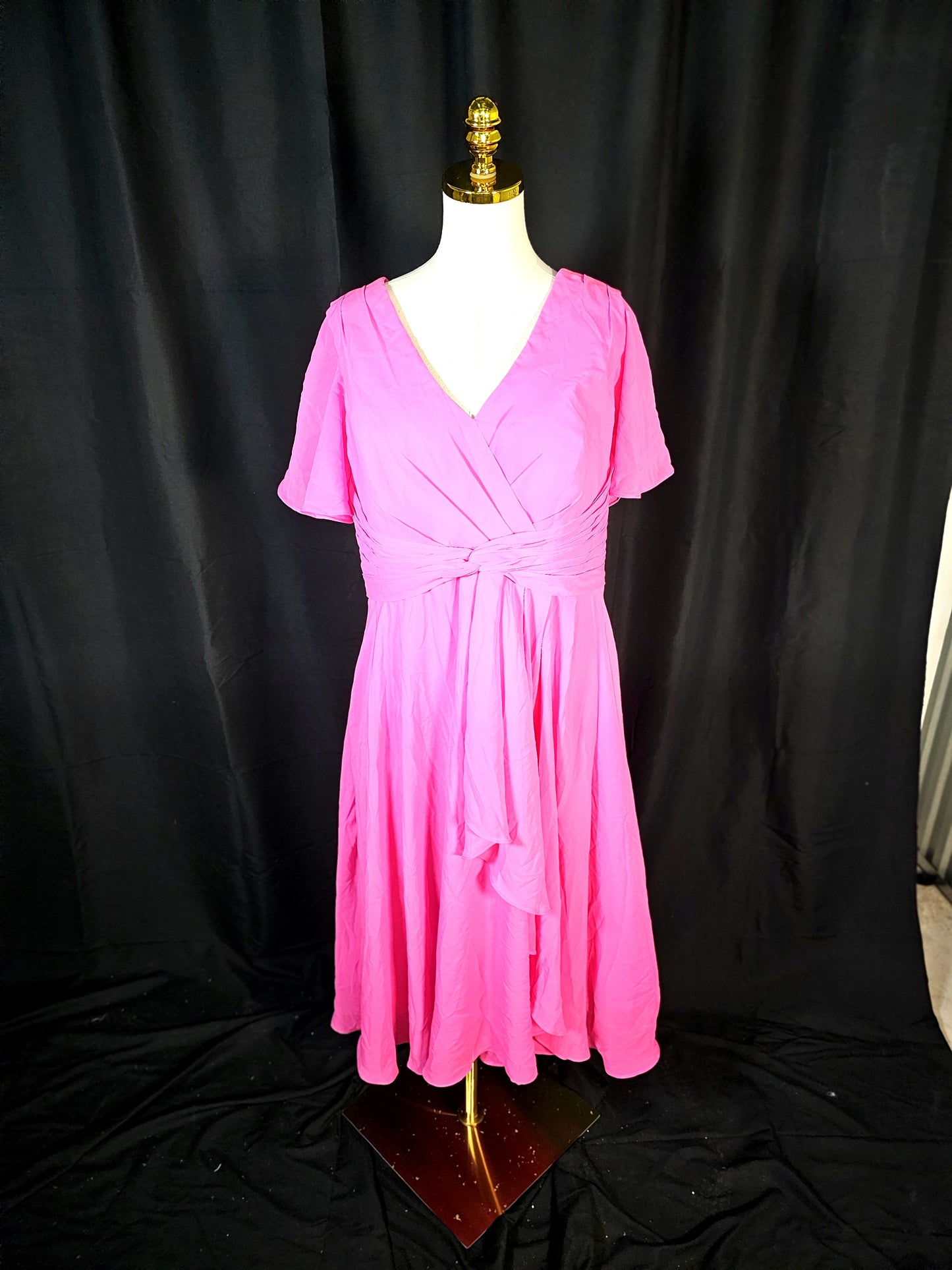 Fuchsia Fabulous Wrap Dress: Dance Through Life in Style!