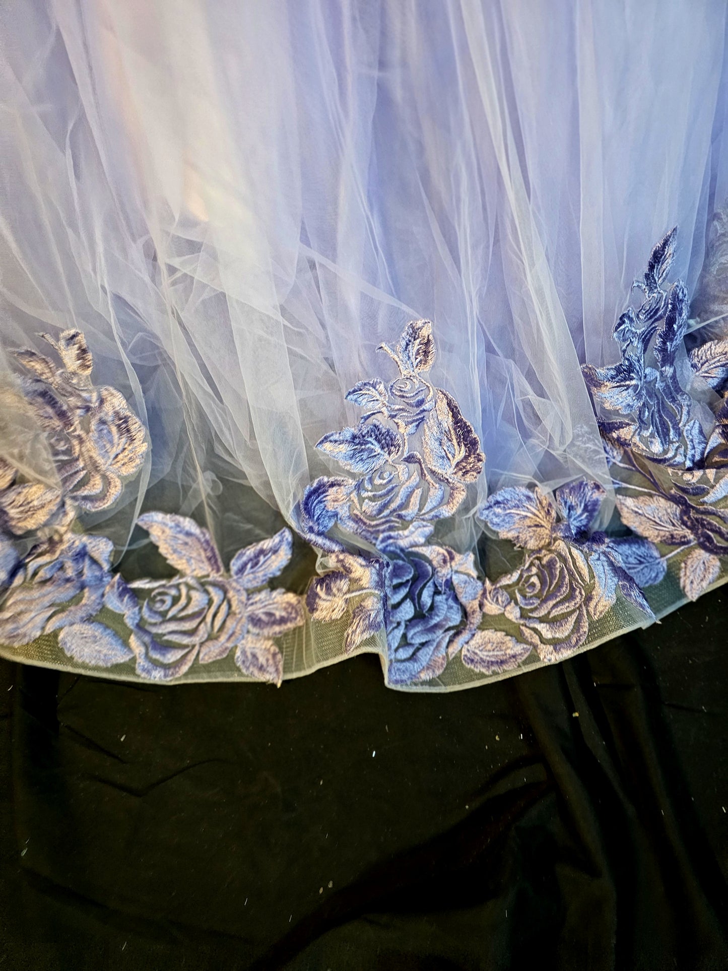 Lavender Dreamscape Ball Gown: Dance Like No One's Watching!